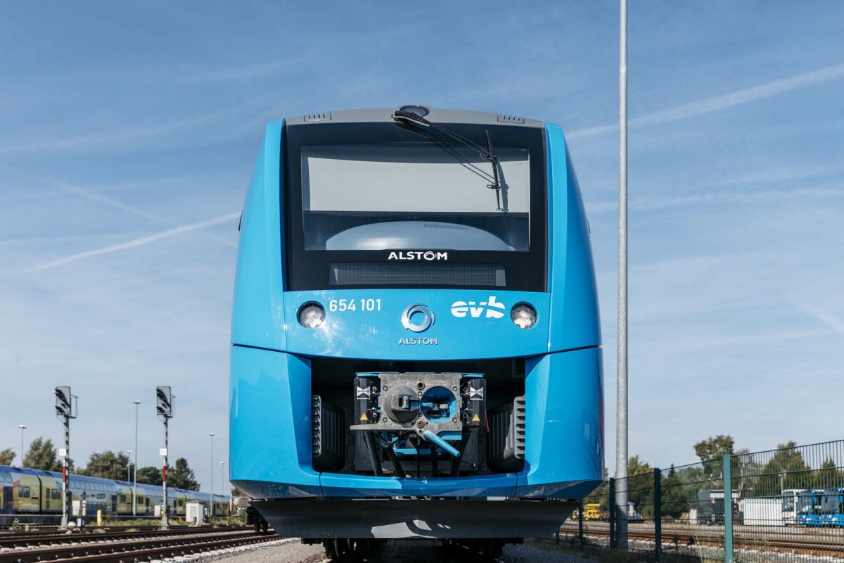 German first introduced hydrogen-operated trains.